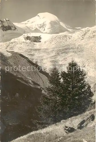 AK / Ansichtskarte Saas Fee_VS mit Allalinhorn 