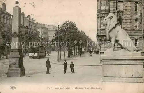 AK / Ansichtskarte Le_Havre Boulevard du Strasbourg Le_Havre