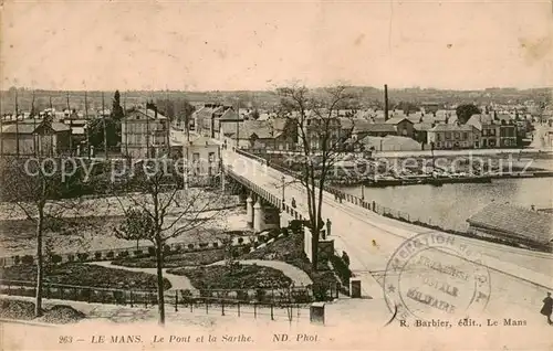 AK / Ansichtskarte Le_Mans_Sarthe Le Port et la Sarthe Le_Mans_Sarthe