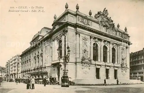 AK / Ansichtskarte Lille_59 Le Theatre Beoulevard Carnot 