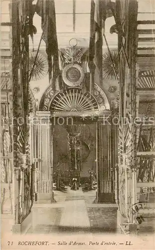 AK / Ansichtskarte Rochefort_17 sur Mer_Charente Maritime Salle dArmes Porte d entree 