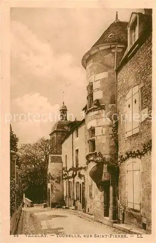 AK / Ansichtskarte Vezelay_89_Yonne Tourelle Rue Saint Pierre 