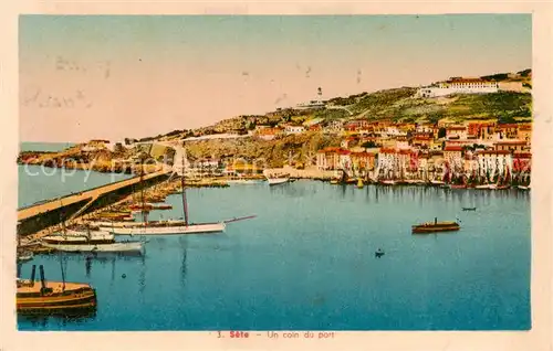 AK / Ansichtskarte Sete_Cette_34 Un coin du port 