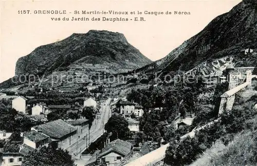 AK / Ansichtskarte Grenoble_38 St Martin le Vinoux et le Casque de Neron vus du Jardin des Dauphins 