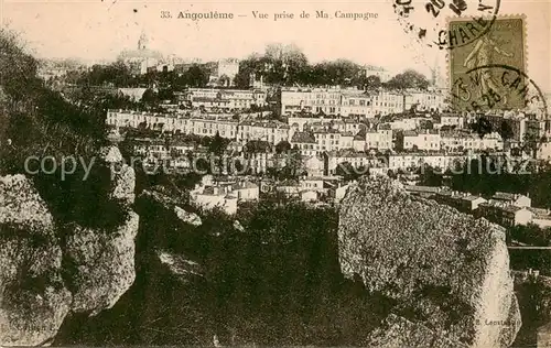 AK / Ansichtskarte Angouleme_16_Charente Vue prise de Ma Campagne 