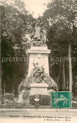 AK / Ansichtskarte Melun_77 Monument des Enfants de Seine et Marne 