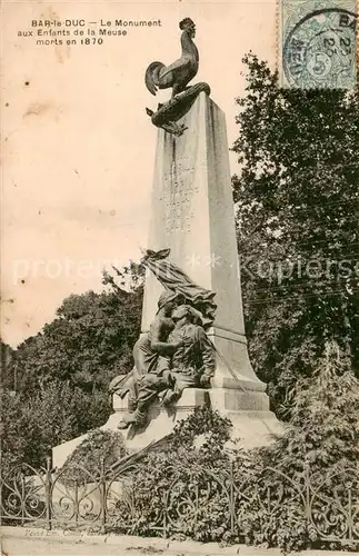 AK / Ansichtskarte Bar le Duc_55 Le Monument aux Enfants de la Meuse morts en 1870 