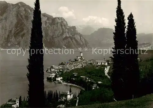 AK / Ansichtskarte  Malcesine_Lago_di_Garda Panorama Malcesine_Lago_di_Garda