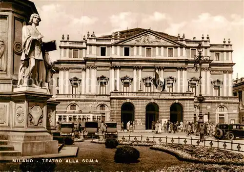 AK / Ansichtskarte  Milano_Mailand_IT Teatro alla Scala 