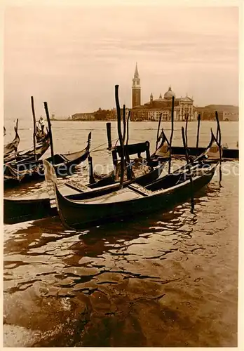 AK / Ansichtskarte 73827206 Venezia_Venedig Tranquilita in Bacino di San Marco Venezia Venedig
