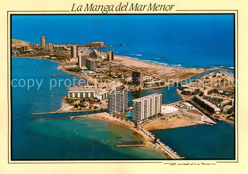 AK / Ansichtskarte  La_Manga_del_Mar_Menor_ES Vista parcial aerea 