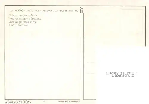 AK / Ansichtskarte  La_Manga_del_Mar_Menor_ES Vista parcial aerea 