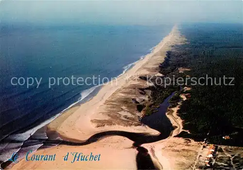 AK / Ansichtskarte Huchet_Moliets et Maa_40_Landes Le Courant dHuchet Fliegeraufnahme 