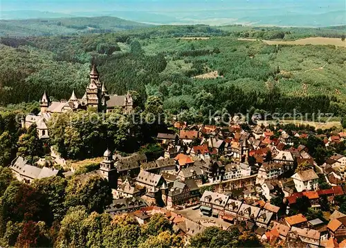 AK / Ansichtskarte  Braunfels an der Lahn Fliegeraufnahme Braunfels