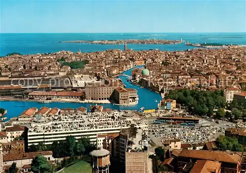 AK / Ansichtskarte 73827251 Venezia_Venedig Fliegeraufnahme Venezia Venedig