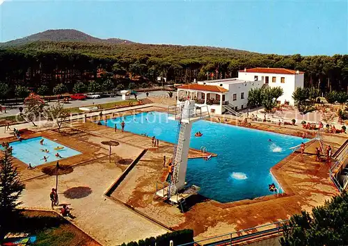 AK / Ansichtskarte  Playa_de_Pals_ES Camping Caravaning Cypsela Schwimmbad 