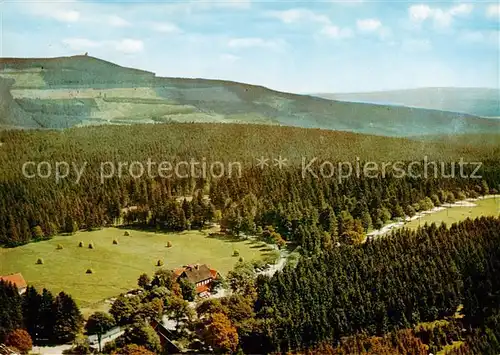 AK / Ansichtskarte  Braunlage Gaststaette Koenigsberg Fliegeraufnahme Braunlage