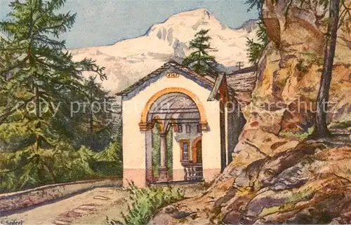 AK / Ansichtskarte Saas Fee_VS Maria zur Hohen Stiege 