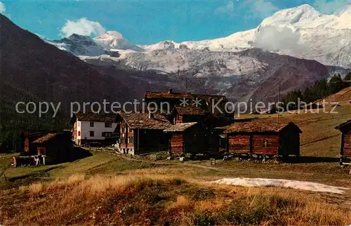 AK / Ansichtskarte Saas Fee_VS mit Alphubel 