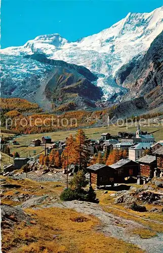 AK / Ansichtskarte Saas Fee_VS mit Alphubel 