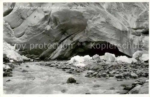 AK / Ansichtskarte Rhonegletscher_Glacier_du_Rhone_VS Source et glacier du Rhone 