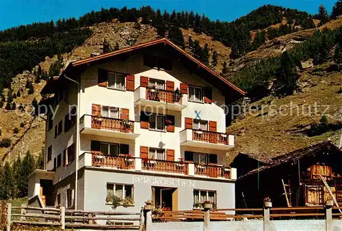 AK / Ansichtskarte Saas Grund_VS Ferienchalet Bergroeschen 