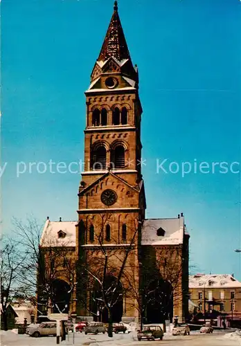 AK / Ansichtskarte Munster__Muenster_68_Alsace Eglise en hiver 
