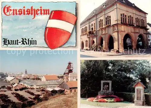 AK / Ansichtskarte Ensisheim Palais de la Regence Mines de Potasse Niche Jean Vepomucene Ensisheim