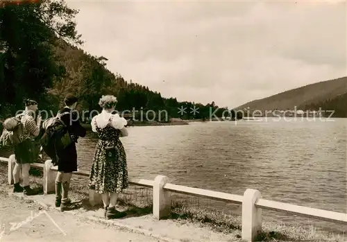 AK / Ansichtskarte Gerardmer_88_Vosges Le lac vu de la route de Remberchamp 