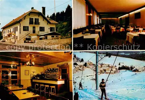 AK / Ansichtskarte Jougne Hotel Restaurant au Col des Enchaux Wintersportplatz Alpen Jougne