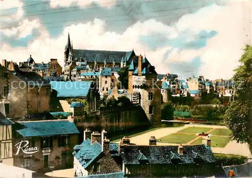 AK / Ansichtskarte Vannes_56 Vue sur les remparts et la cathedrale 