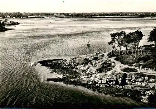 AK / Ansichtskarte Ile aux Moines_56_Morbihan Pointe du Bois d Amour vue aerienne 