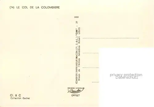 AK / Ansichtskarte Col_de_la_Colombiere_74_Haute Savoie Vue d ensemble 