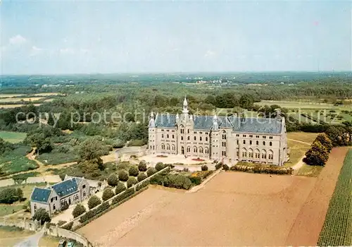 AK / Ansichtskarte Kergonan_Plouharnel_56_Morbihan Abbaye de Kergonan Vue aeriene 