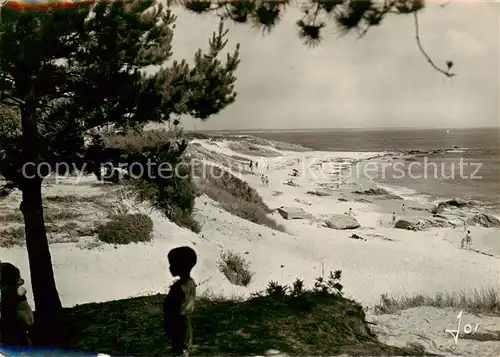 AK / Ansichtskarte Beg Meil_29_Finistere La grande plage et les dunes baisees de pins 