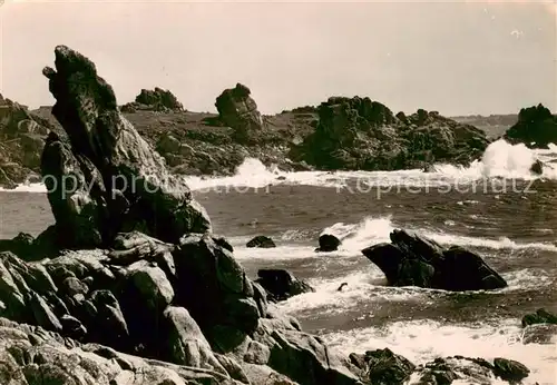 AK / Ansichtskarte Ouessant_Ile_de_29_Finistere Rochers de la Pointe de Pern 