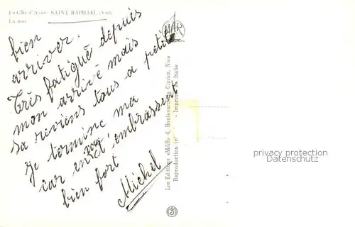 AK / Ansichtskarte Saint Raphael__83_Var La nuit 