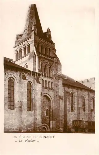 AK / Ansichtskarte Cunault Eglise de Cunault Le clocher Cunault