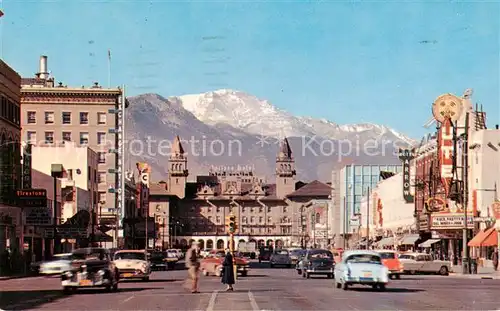 AK / Ansichtskarte  Colorado_Springs_Colorado_USA Pikes Peak Avenue 