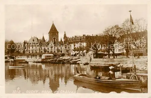 AK / Ansichtskarte Ouchy_Lausanne_VD Hotel du Chateau 