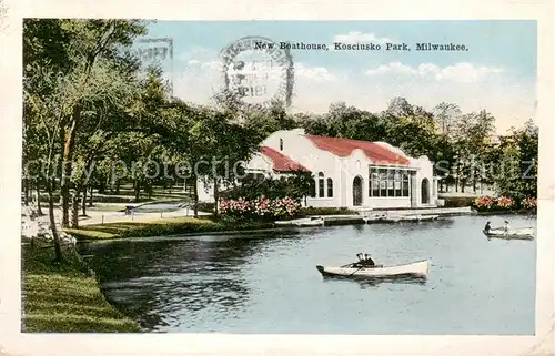AK / Ansichtskarte  Milwaukee__Wisconsin_USA New Beathouse Koscinsko Park 