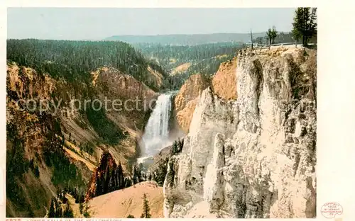 AK / Ansichtskarte  Yellowstone_National_Park Lower Falls  