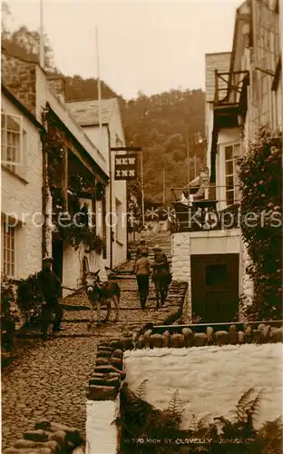 AK / Ansichtskarte  Clovelly_UK High Street 