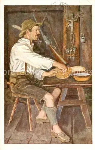 AK / Ansichtskarte  Wattental_Wattens_Tirol_AT Senner aus dem Wattentale 