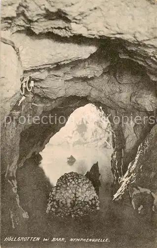AK / Ansichtskarte Baar__ZG Hoellgrotten Nymphenquelle 
