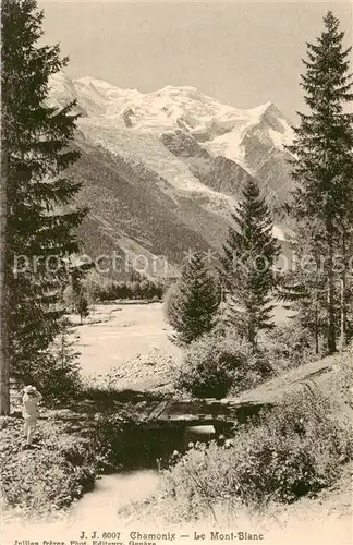 AK / Ansichtskarte Chamonix_74_Haute Savoie Le Mont Blanc 