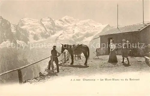 AK / Ansichtskarte Chamonix_74_Haute Savoie Le Mont Blanc vu du Brevent 