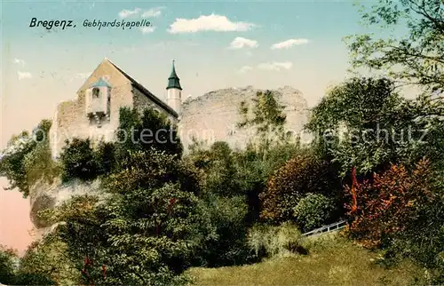 AK / Ansichtskarte  Bregenz_Vorarlberg_Bodensee Gebhardskapelle 