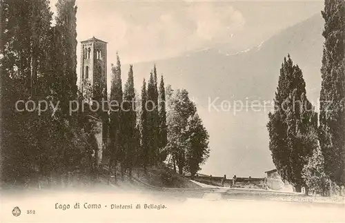 AK / Ansichtskarte  Bellagio_Lago_di_Como_IT Lago di Como Dintorni di Bellagio 