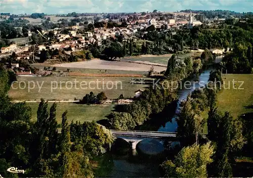 AK / Ansichtskarte La_Roche Chalais_24_Dordogne Vallee de la Dronne et perspective sur la ville 